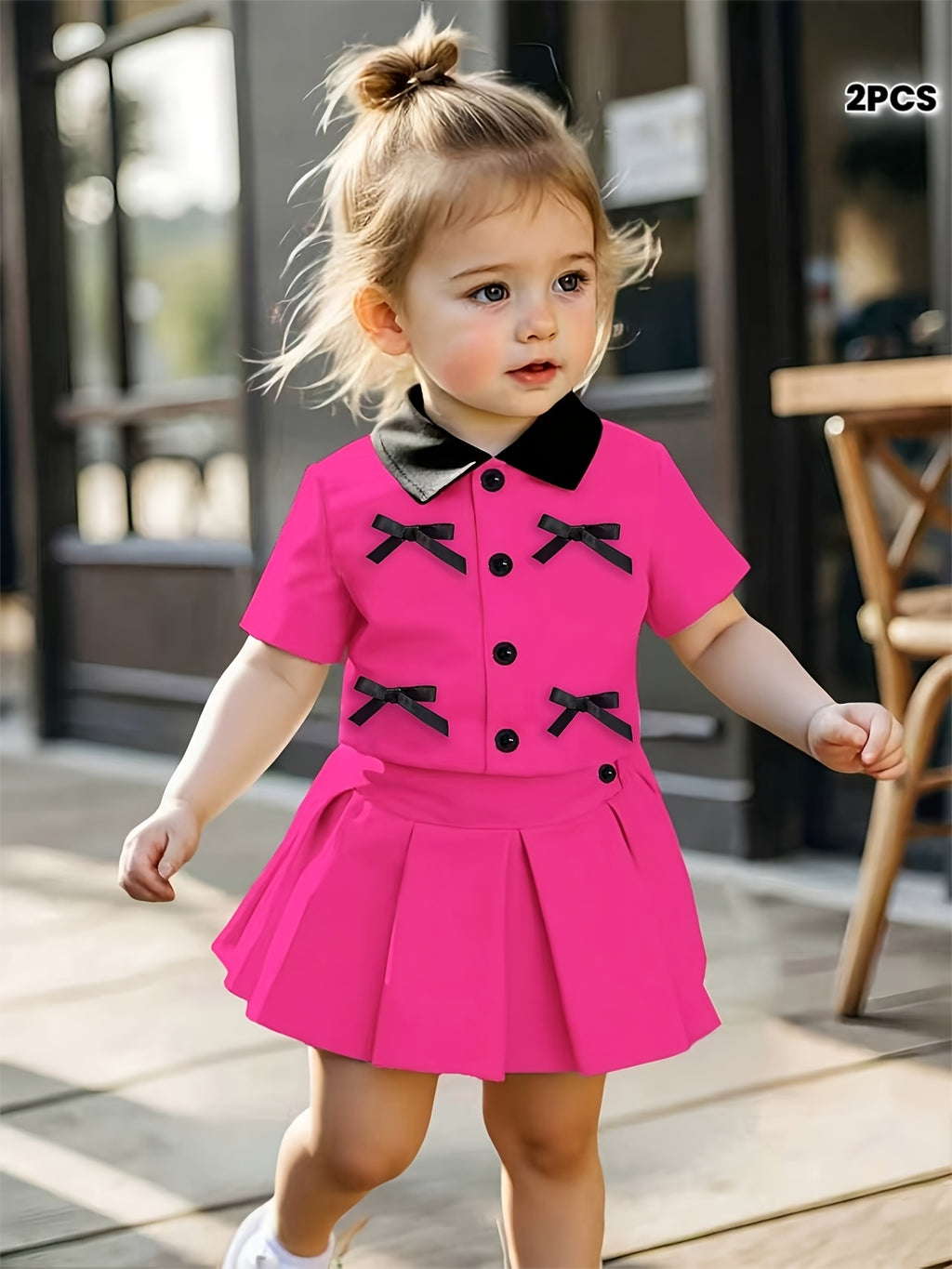 2pcs Spring And Summer Baby Girl Set