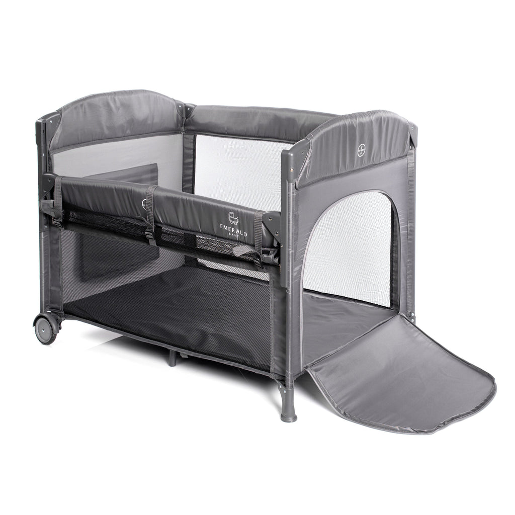 Emerald Baby Sarah Co Sleeper Camp Cot Combo Deal Mosquito Net and Changing Station