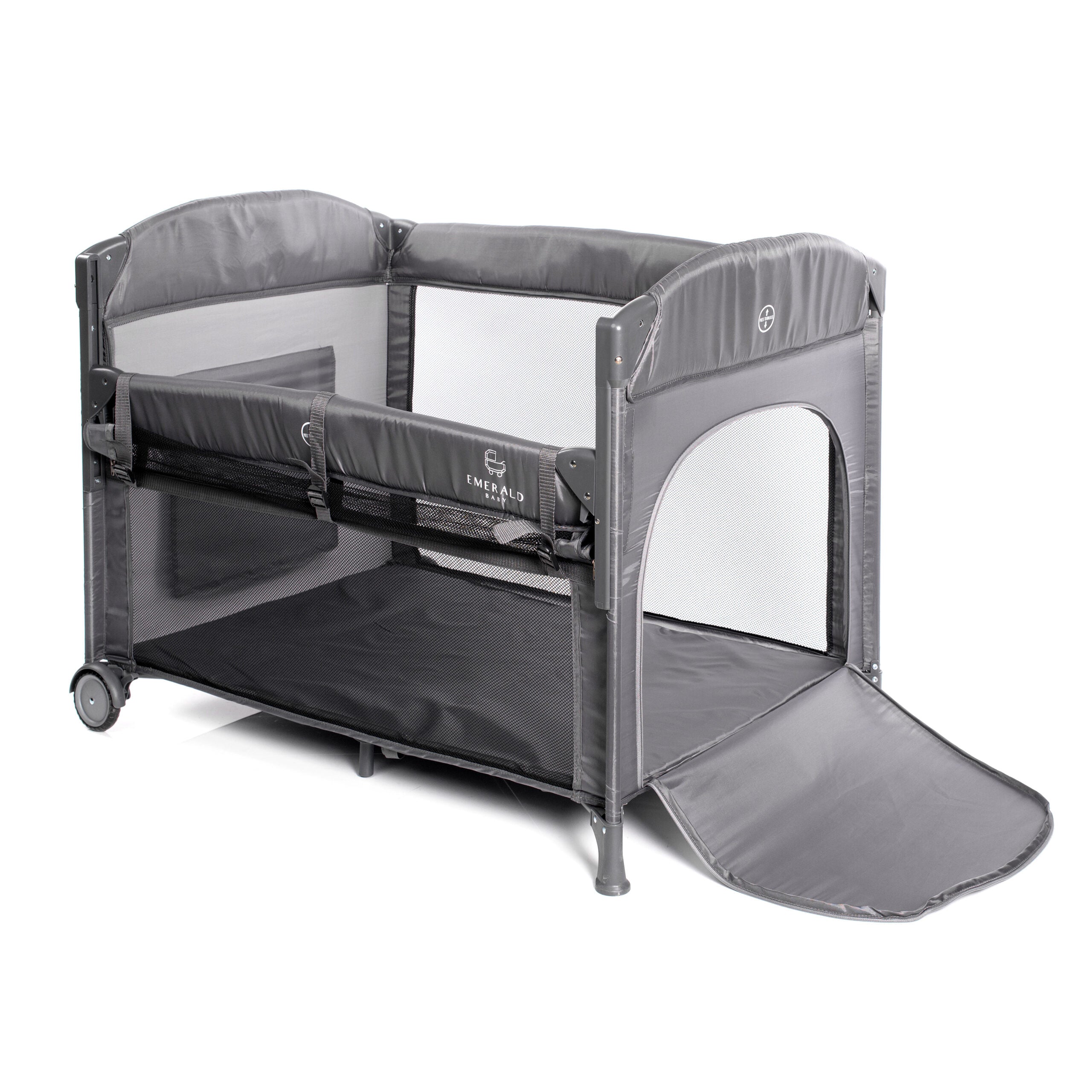 Emerald Baby Sarah Co Sleeper Camp Cot Combo Deal Mosquito Net and Changing Station