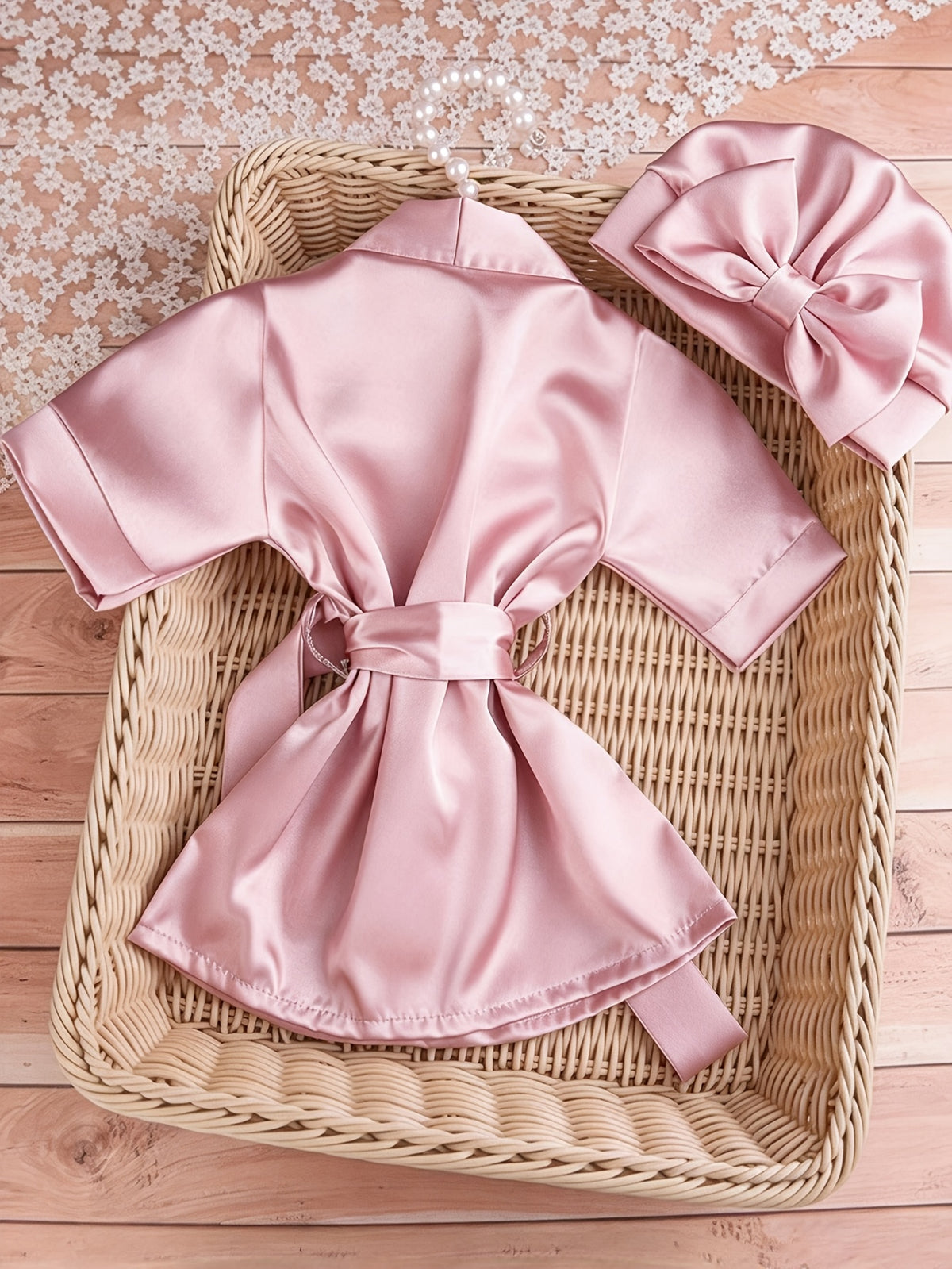 Baby Girl Summer Coat with Belt and Bow Hat