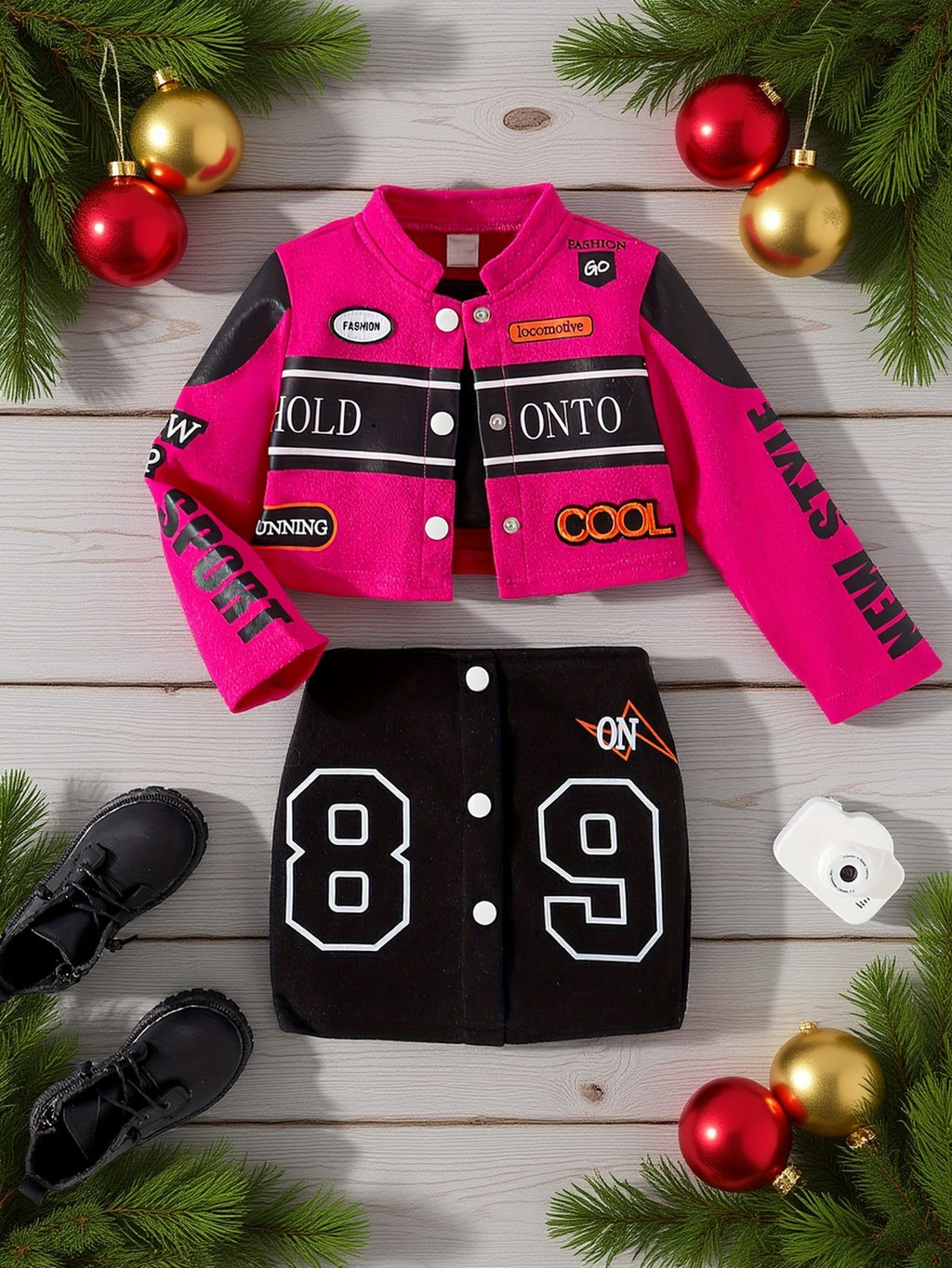 Girls' Autumn 3pcs Set Long Sleeve