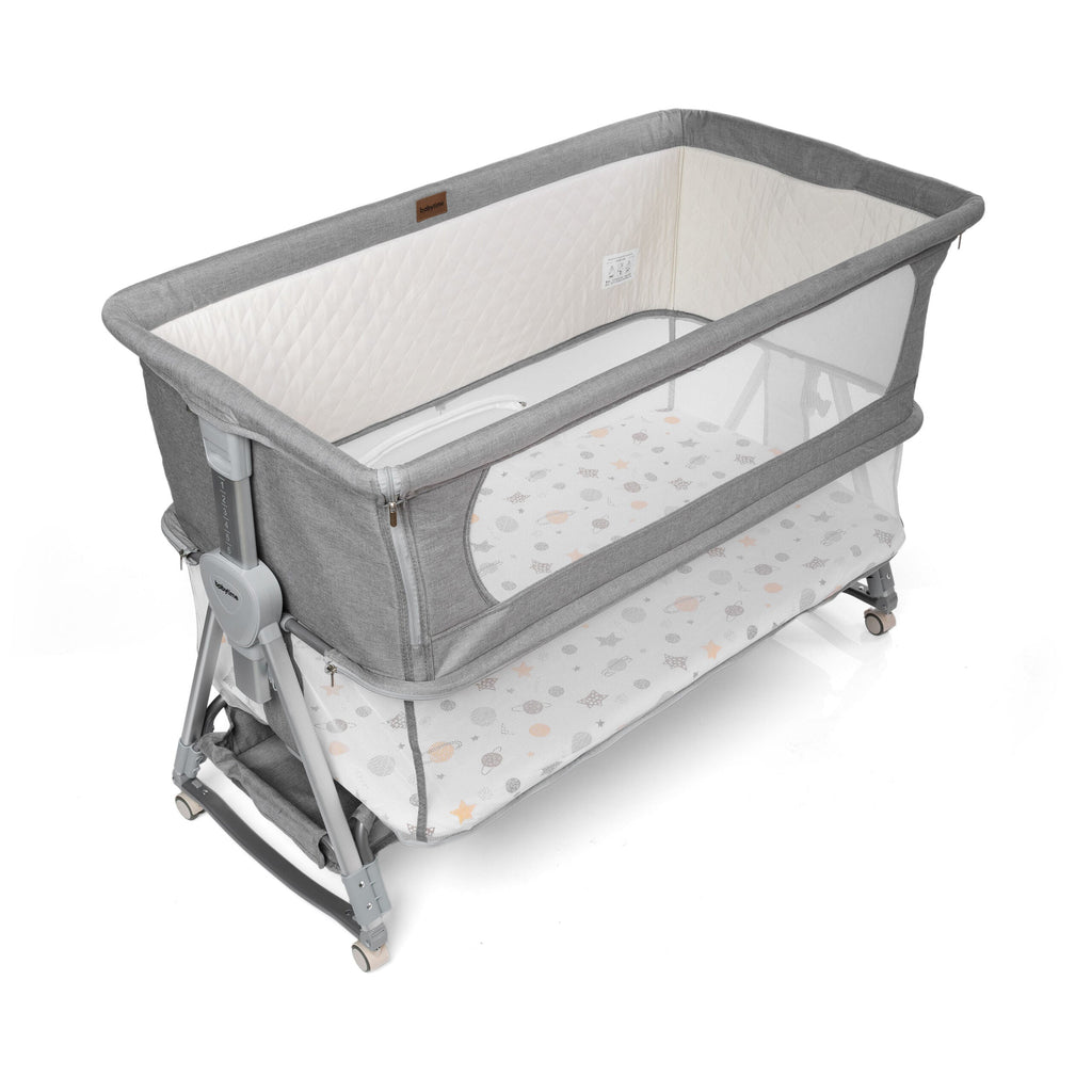 2 in 1 Babytime LARGE Co Sleeper with SECOND LEVEL to Last Longer + Swing Feature