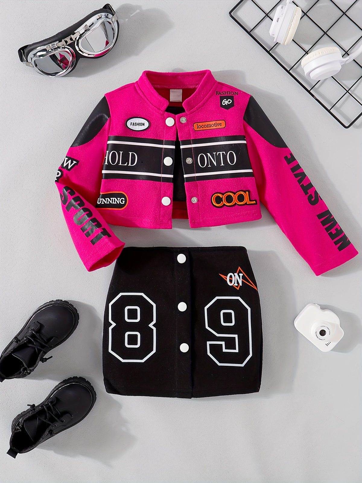 Girls' Autumn 3pcs Set Long Sleeve