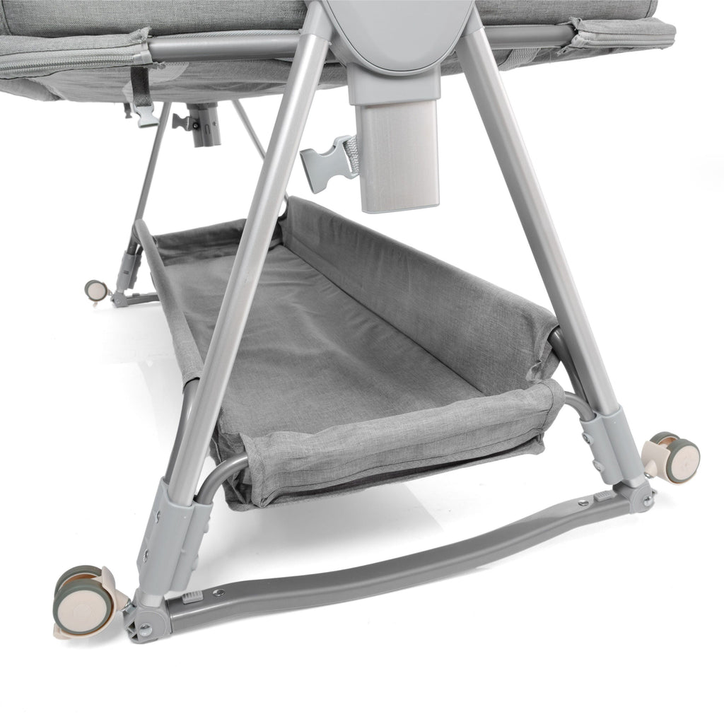 2 in 1 Babytime LARGE Co Sleeper with SECOND LEVEL to Last Longer + Swing Feature
