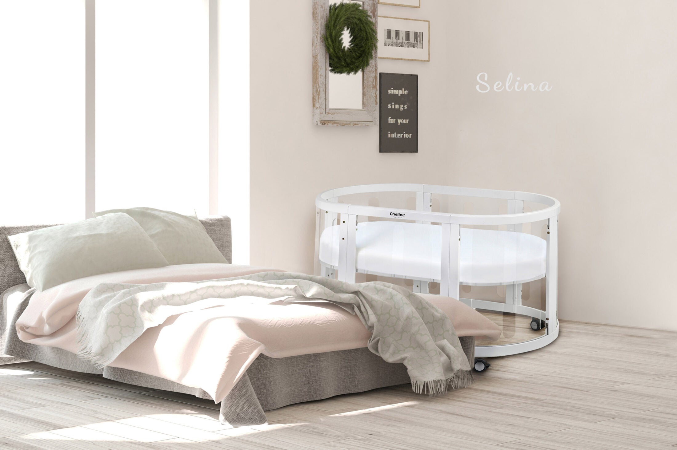 Chelino Platinum Selina 5 in 1 Cot
